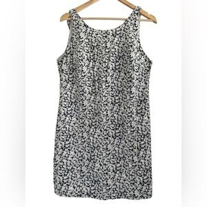 Zara Trafaluc Ditsy Floral Daisy V Back Ruffle Sleeveless Cotton Mini Dress - L